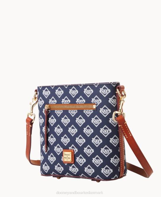 Dooney & Bourke mlb lille crossbody med lynlås JV0J1810 poser stråler