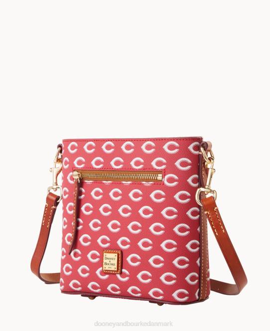 Dooney & Bourke mlb lille crossbody med lynlås JV0J1825 poser røde