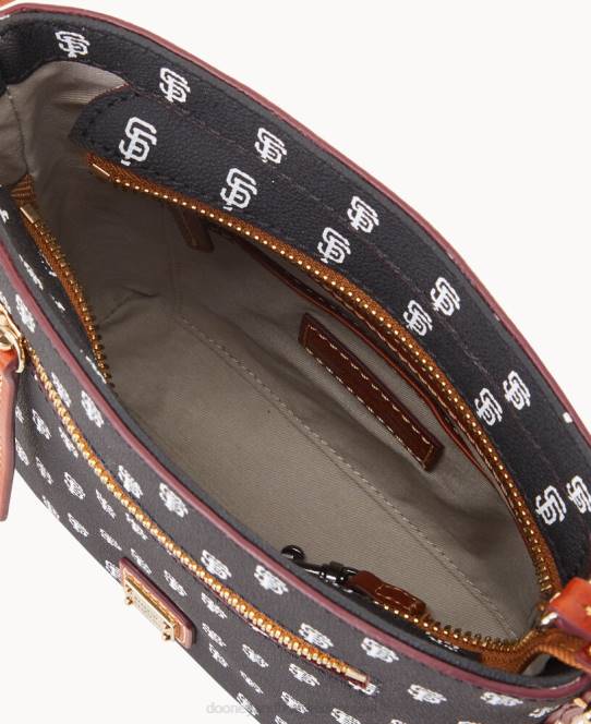 Dooney & Bourke mlb lille crossbody med lynlås JV0J1838 poser kæmper