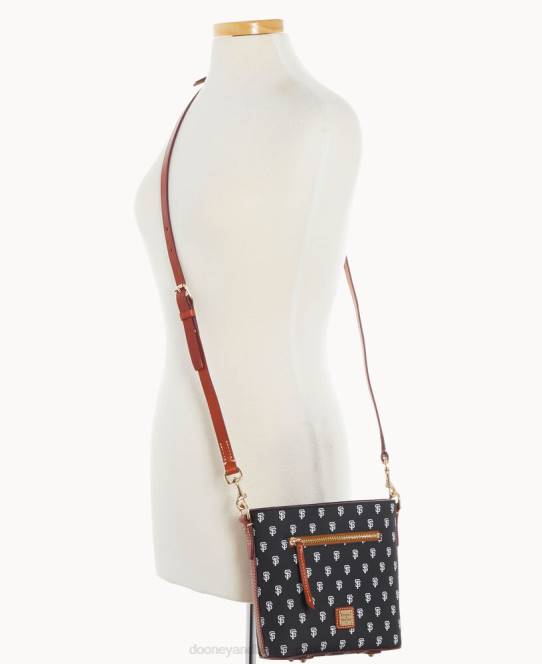 Dooney & Bourke mlb lille crossbody med lynlås JV0J1838 poser kæmper