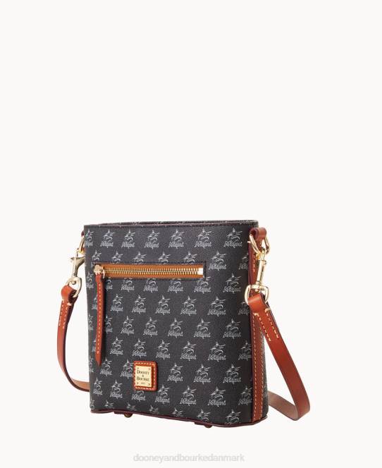 Dooney & Bourke mlb lille crossbody med lynlås JV0J1853 poser marlins