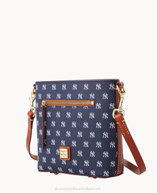 Dooney & Bourke mlb lille crossbody med lynlås JV0J1858 poser yankees