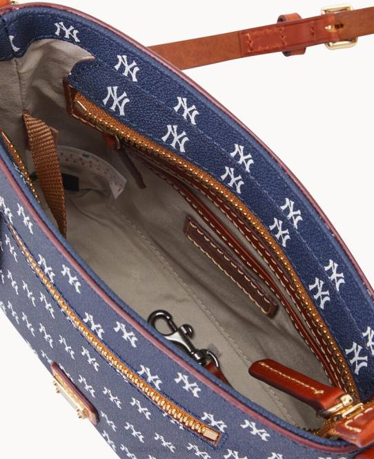 Dooney & Bourke mlb lille crossbody med lynlås JV0J1858 poser yankees