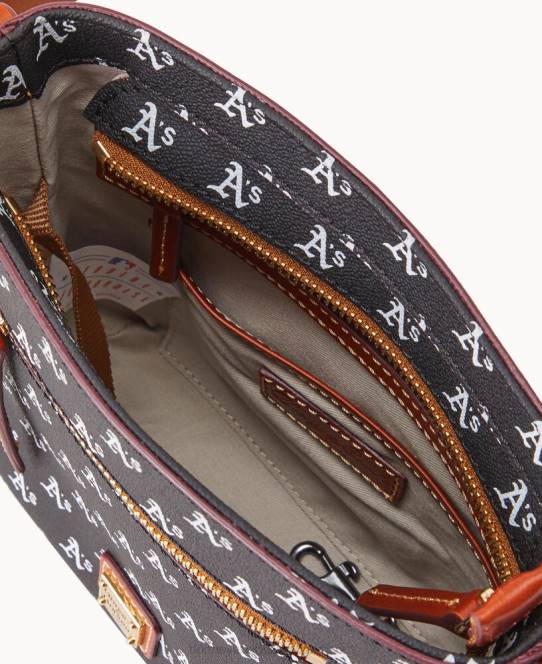 Dooney & Bourke mlb lille crossbody med lynlås JV0J1885 poser atletik