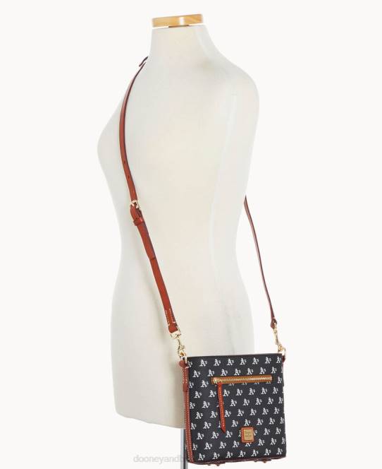 Dooney & Bourke mlb lille crossbody med lynlås JV0J1885 poser atletik