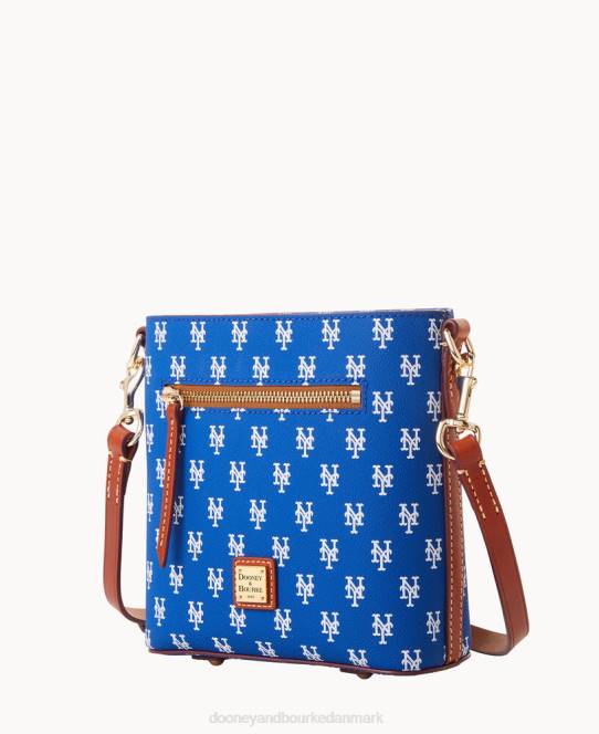 Dooney & Bourke mlb lille crossbody med lynlås JV0J1886 poser mets
