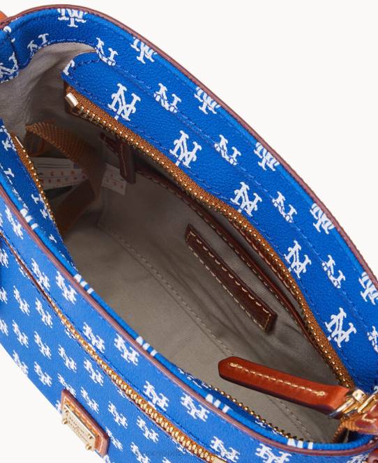 Dooney & Bourke mlb lille crossbody med lynlås JV0J1886 poser mets