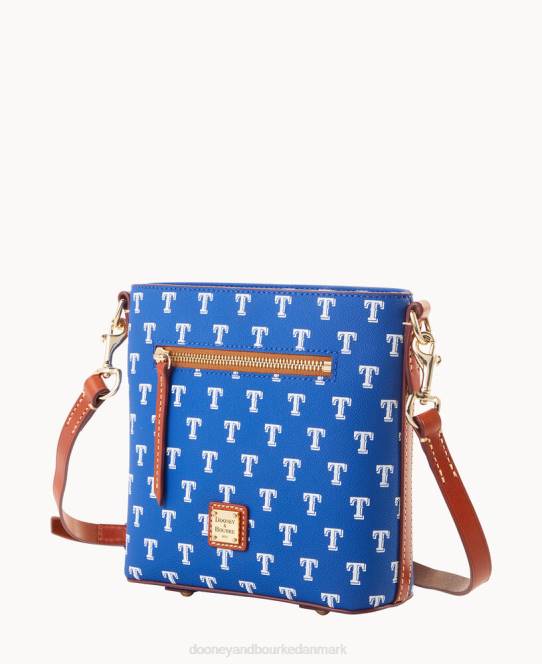 Dooney & Bourke mlb lille crossbody med lynlås JV0J1896 poser rangers