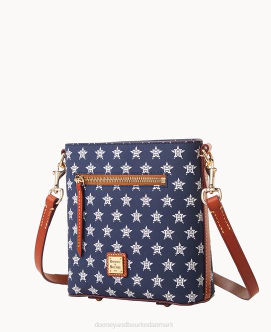 Dooney & Bourke mlb lille crossbody med lynlås JV0J1904 poser astros