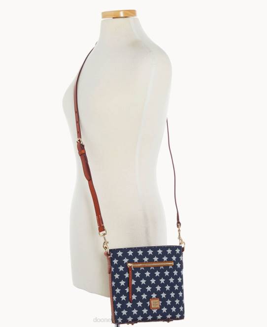 Dooney & Bourke mlb lille crossbody med lynlås JV0J1904 poser astros