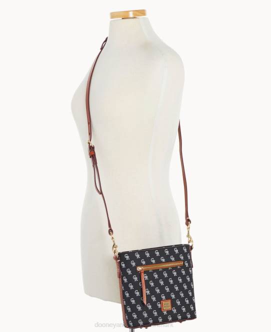 Dooney & Bourke mlb lille crossbody med lynlås JV0J1905 poser rockies