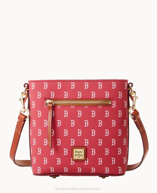 Dooney & Bourke mlb lille crossbody med lynlås JV0J1921 poser red Sox