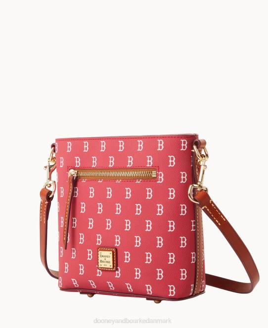 Dooney & Bourke mlb lille crossbody med lynlås JV0J1921 poser red Sox