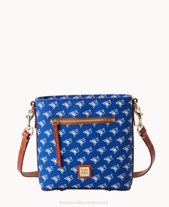 Dooney & Bourke mlb lille crossbody med lynlås JV0J1922 poser blåjaks