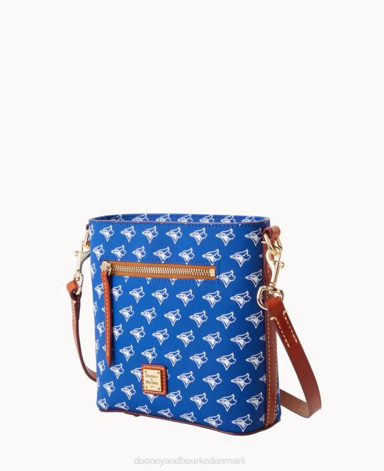 Dooney & Bourke mlb lille crossbody med lynlås JV0J1922 poser blåjaks