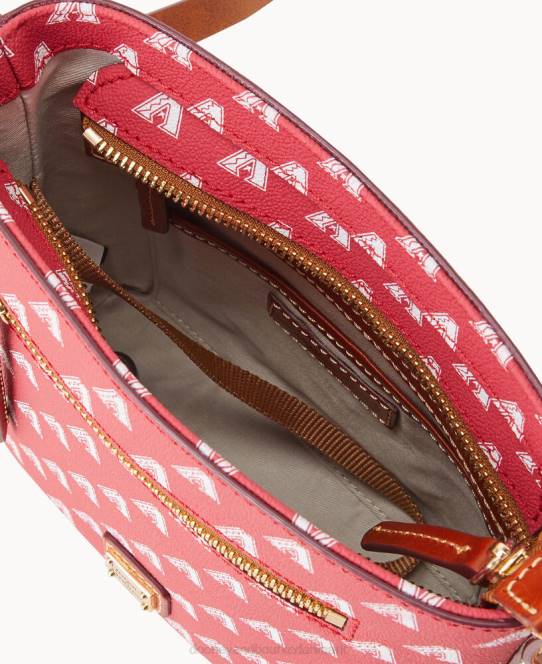Dooney & Bourke mlb lille crossbody med lynlås JV0J2014 poser diamantryg
