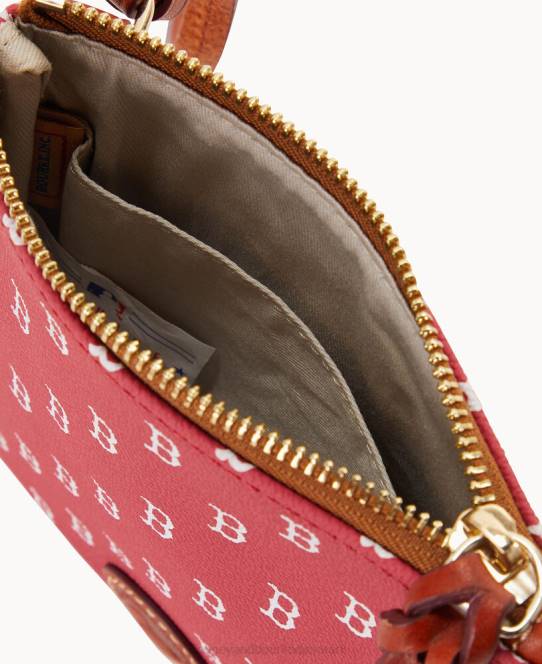 Dooney & Bourke mlb lille nord syd top zip crossbody JV0J2769 poser red Sox