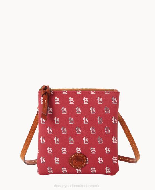 Dooney & Bourke mlb lille nord syd top zip crossbody JV0J2774 poser kardinaler