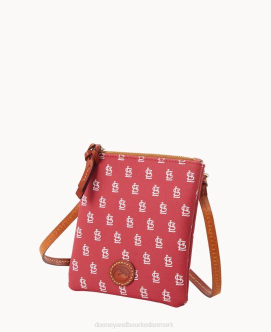 Dooney & Bourke mlb lille nord syd top zip crossbody JV0J2774 poser kardinaler