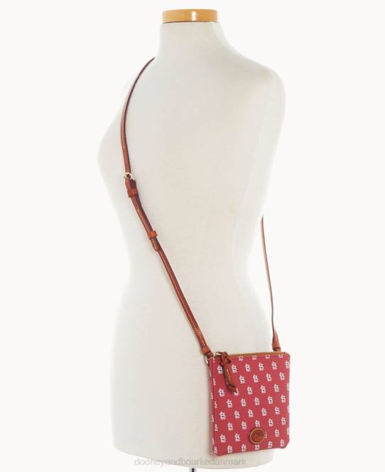 Dooney & Bourke mlb lille nord syd top zip crossbody JV0J2774 poser kardinaler