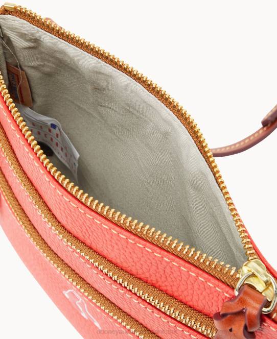 Dooney & Bourke mlb n s tredobbelt lynlås crossbody JV0J1698 poser red Sox
