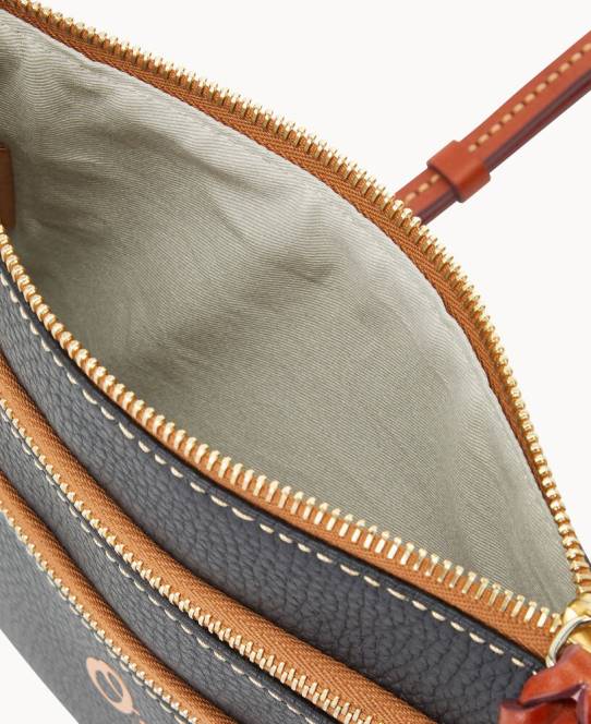 Dooney & Bourke mlb n s tredobbelt lynlås crossbody JV0J1773 poser orioler
