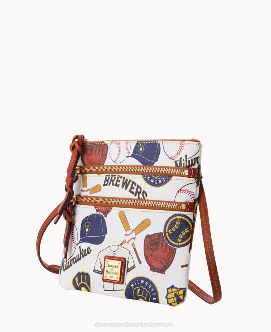 Dooney & Bourke mlb n s tredobbelt lynlås crossbody JV0J1784 poser bryggere