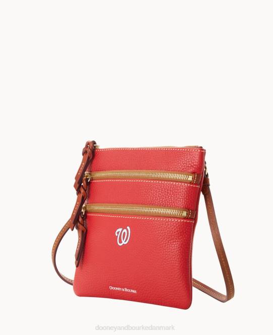 Dooney & Bourke mlb n s tredobbelt lynlås crossbody JV0J1793 poser statsborgere