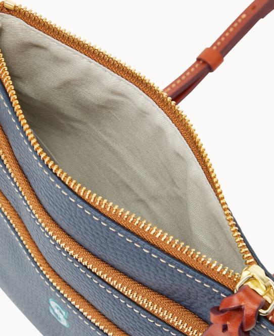 Dooney & Bourke mlb n s tredobbelt lynlås crossbody JV0J1796 poser søfolk