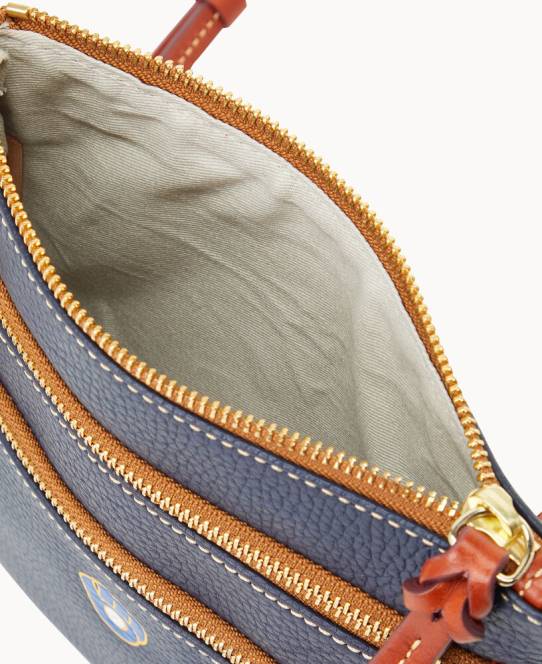 Dooney & Bourke mlb n s tredobbelt lynlås crossbody JV0J1804 poser bryggere