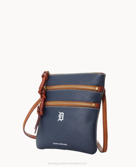 Dooney & Bourke mlb n s tredobbelt lynlås crossbody JV0J1806 poser tigre