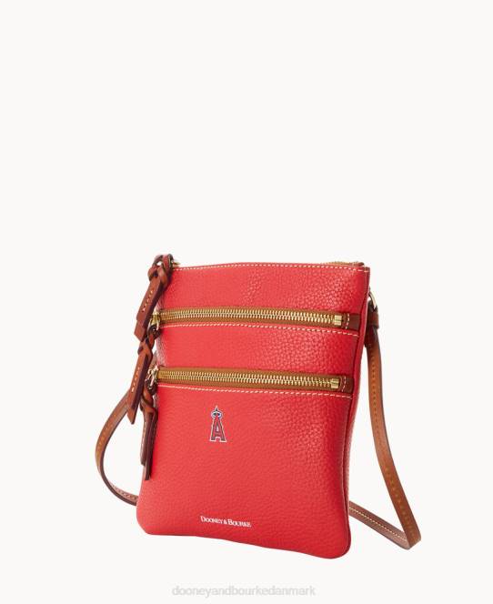 Dooney & Bourke mlb n s tredobbelt lynlås crossbody JV0J1807 poser engle