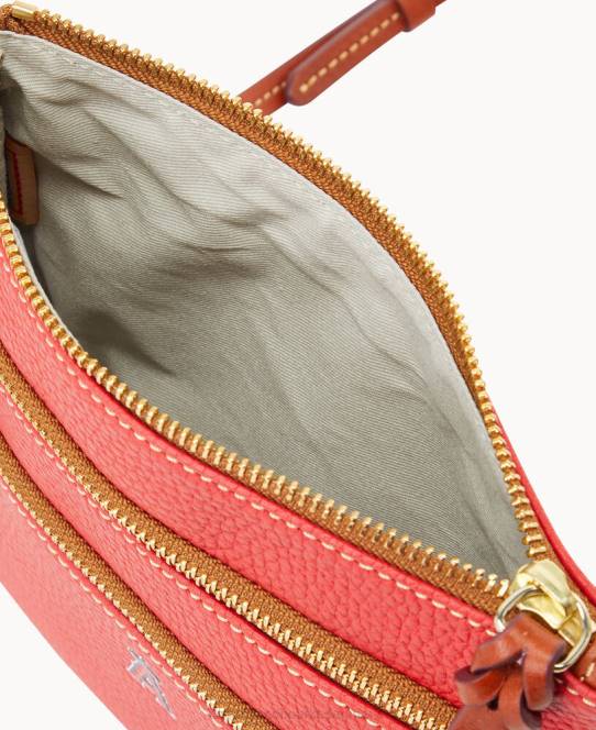Dooney & Bourke mlb n s tredobbelt lynlås crossbody JV0J1807 poser engle
