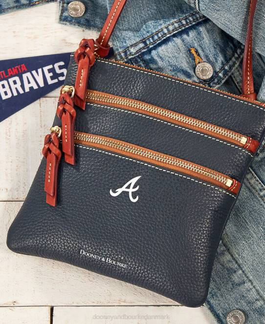 Dooney & Bourke mlb n s tredobbelt lynlås crossbody JV0J1831 poser modige