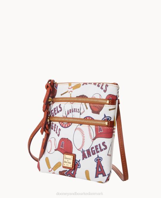 Dooney & Bourke mlb n s tredobbelt lynlås crossbody JV0J1834 poser engle