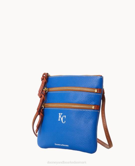 Dooney & Bourke mlb n s tredobbelt lynlås crossbody JV0J1836 poser kongelige