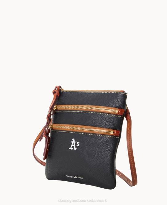 Dooney & Bourke mlb n s tredobbelt lynlås crossbody JV0J1840 poser atletik
