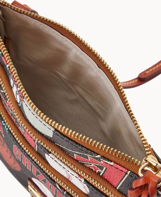 Dooney & Bourke mlb n s tredobbelt lynlås crossbody JV0J1865 poser diamantryg