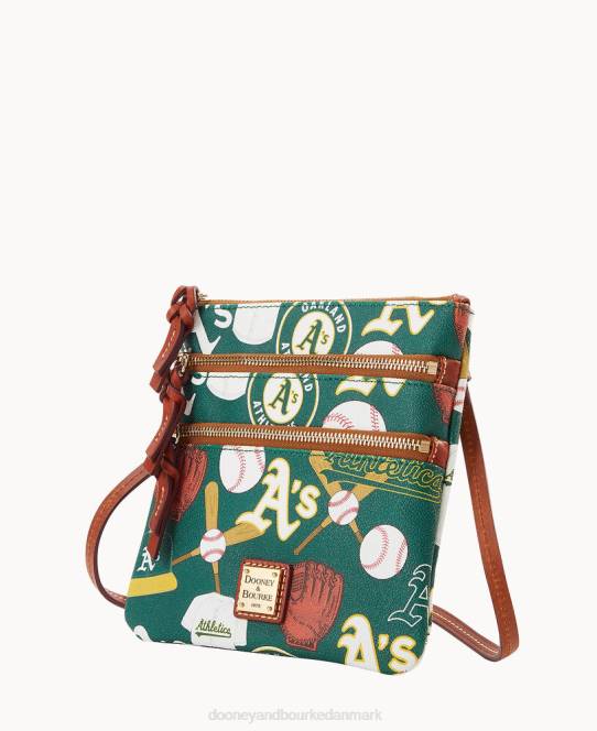 Dooney & Bourke mlb n s tredobbelt lynlås crossbody JV0J1878 poser atletik