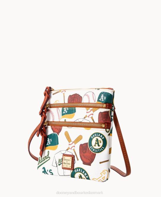 Dooney & Bourke mlb n s tredobbelt lynlås crossbody JV0J1879 poser atletik