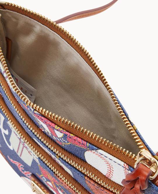 Dooney & Bourke mlb n s tredobbelt lynlås crossbody JV0J1895 poser modige