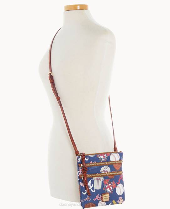 Dooney & Bourke mlb n s tredobbelt lynlås crossbody JV0J1895 poser modige