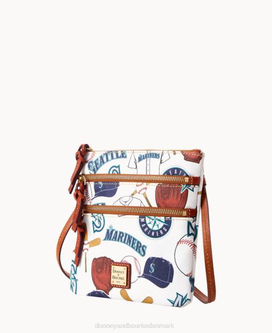Dooney & Bourke mlb n s tredobbelt lynlås crossbody JV0J1911 poser søfolk