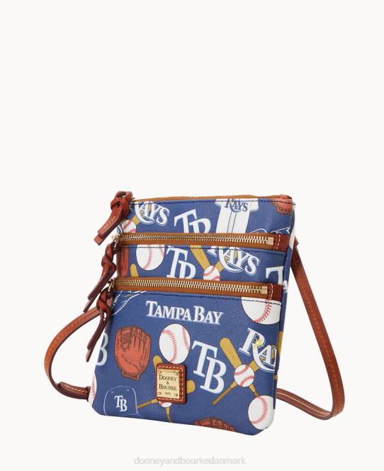 Dooney & Bourke mlb n s tredobbelt lynlås crossbody JV0J1915 poser stråler