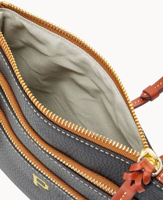 Dooney & Bourke mlb n s tredobbelt lynlås crossbody JV0J1919 poser pirater