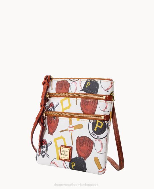 Dooney & Bourke mlb n s tredobbelt lynlås crossbody JV0J2088 poser pirater