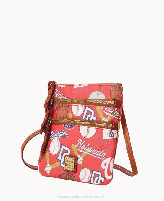 Dooney & Bourke mlb n s tredobbelt lynlås crossbody JV0J2089 poser statsborgere