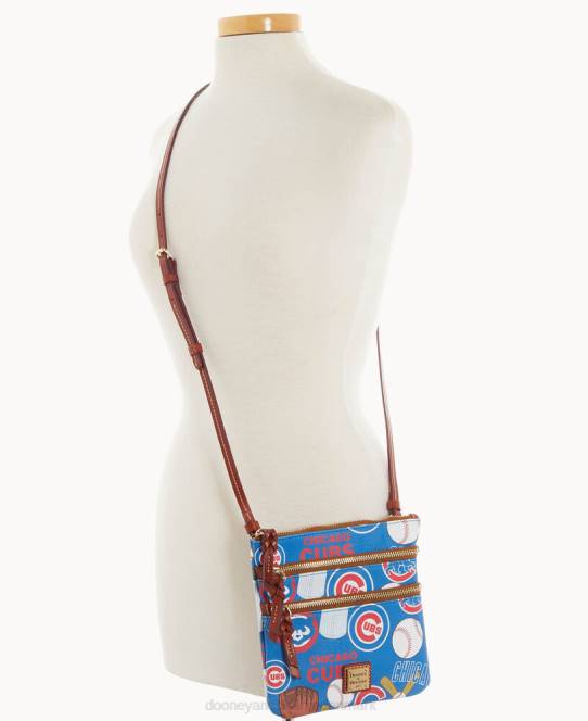 Dooney & Bourke mlb n s tredobbelt lynlås crossbody JV0J2090 poser unger