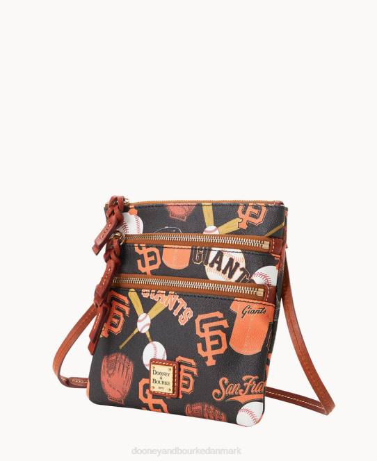 Dooney & Bourke mlb n s tredobbelt lynlås crossbody JV0J2092 poser kæmper