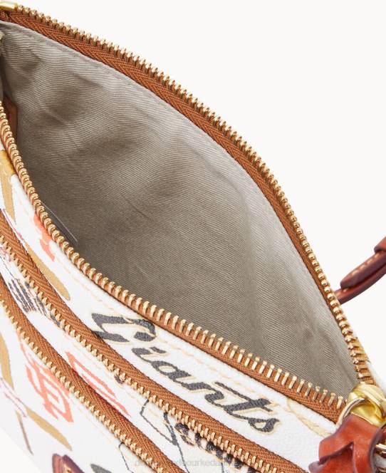 Dooney & Bourke mlb n s tredobbelt lynlås crossbody JV0J2093 poser kæmper